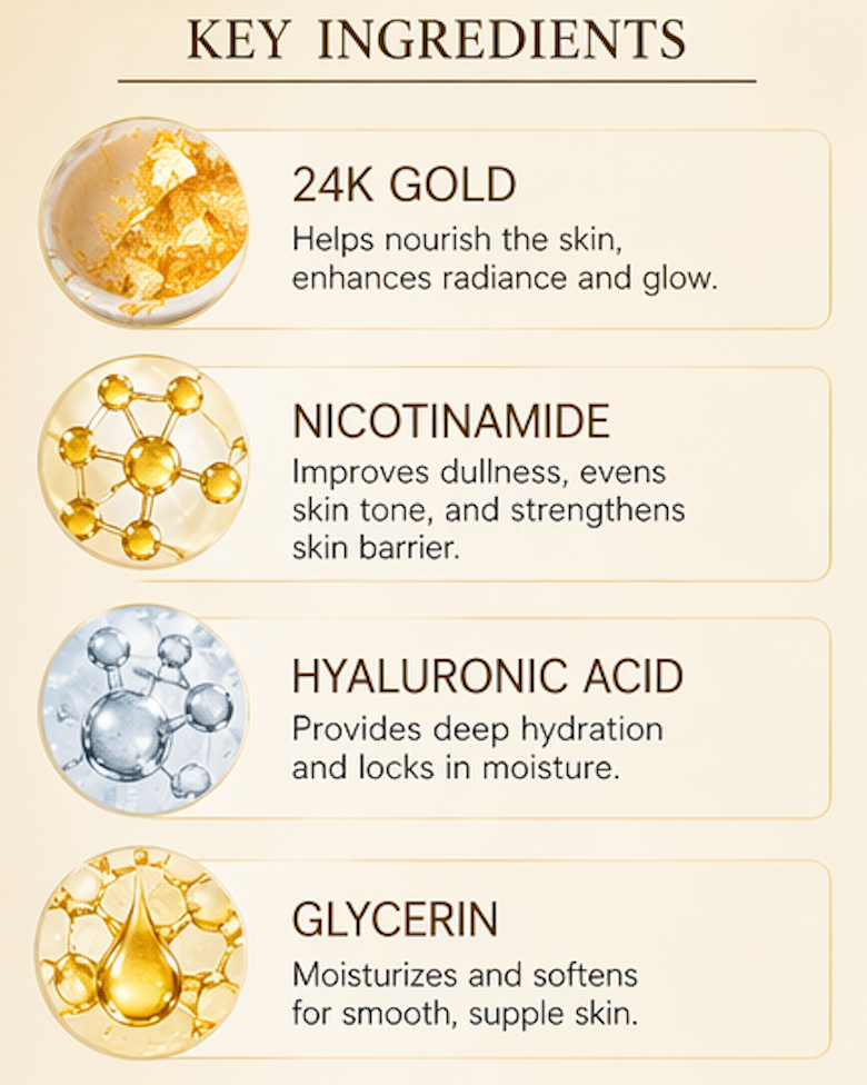 24K Gold Collagen Protein Lifting Serum