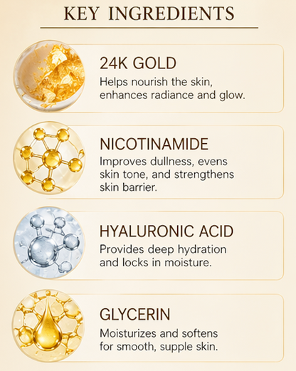 24K Gold Collagen Protein Lifting Serum