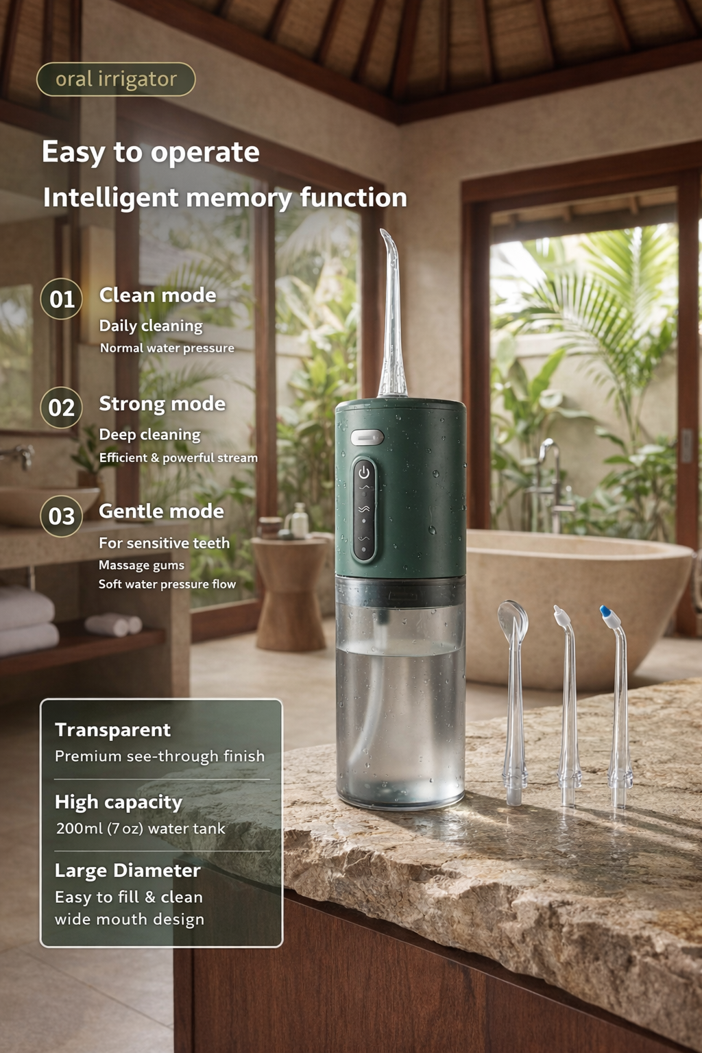 Advanced Precision Portable Water Flosser